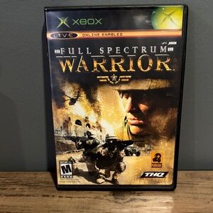 HQ Full Spectrum Warrior Xbox Game - damaged case!